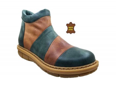 Ανατομικά Δερμάτινα Μποτάκια Cozy Step 042