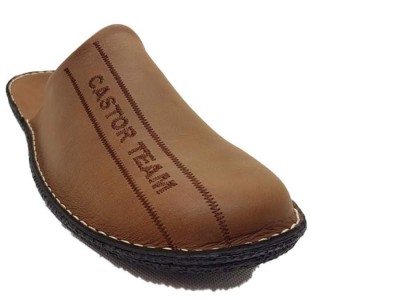 Anatomic Leather Slippers Castor 4516